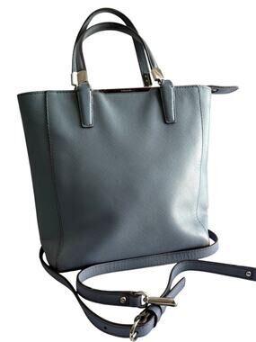 COACH 29001 Madison Cornflower Blue Saffiano Leather North South Mini Tote